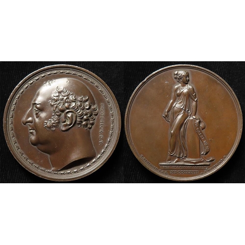 1630 - British Commemorative Medal, bronze d.62mm: Frederick, Duke of York 1827, by Stothard from the 'Grea... 