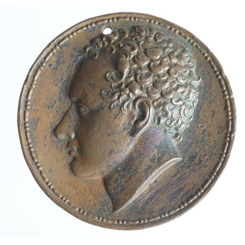 1632 - British Commemorative Medal, bronze d.64mm: Death of Lord Byron, by A.J. Stothard, Eimer #1172, F/VF... 