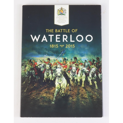 1642 - British Commemorative Medals (6): The Battle of Waterloo 1815-2015 set by Worcestershire Medal Servi... 