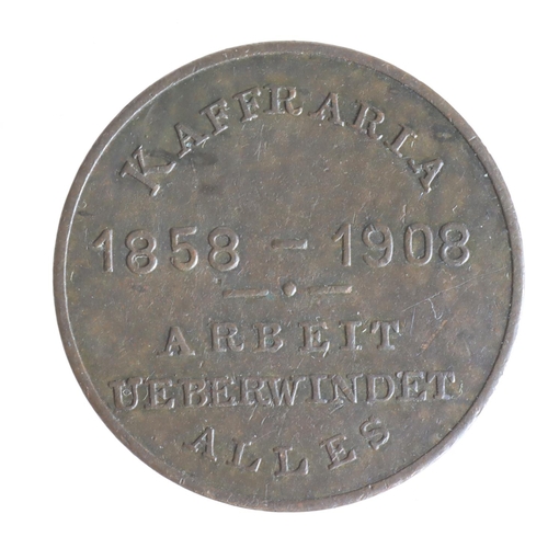 1683 - Germany / South African commemorative medal, base metal d.30mm: Anniversary of 50 German settlers in... 