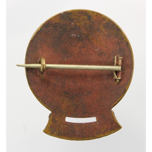 1696 - London & North Western Railway St. John Ambulance Brigade bronze badge (pin fitting).   