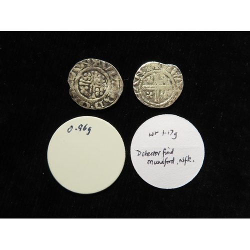 2005 - Richard I (1189-1199) and John (1199-1216), Short Cross Pennies (in the name of Henry) (2), class 4b... 