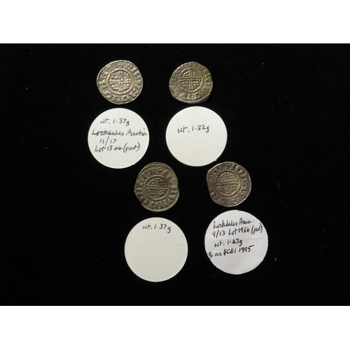 2071 - Henry III (1216-1272), Short Cross Pennies (4), classes 7a-7b4, Canterbury: 7a SIMVN 1.37g nVF, 7a3 ... 