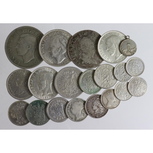 2315 - World Silver Coins (20) 18th-20thC assortment, mixed grade including high grade.