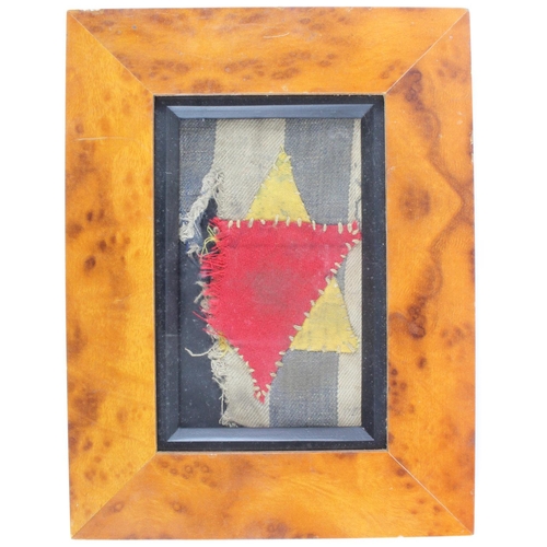 572 - Framed WW2 Political Prisoners Concentration Camp Star.