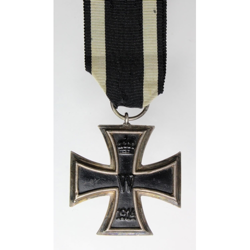 856 - Imperial German Iron Cross 2nd class with award document to Gefreiten D LDST Rose. Vom General Comma... 