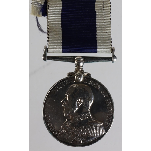 933 - Naval LSGC Medal GV named (M.5110 E C Davis L.S.B.A. HMS Victory). Born Weymouth, Dorset. With copie... 