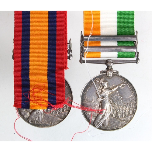 969 - QSA with Clasp: Cape Colony, with KSA, Clasps: SA1901 & SA1902, named to 2907 Pte William Mann, 1st ... 