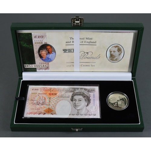 461 - Debden set C124, HM the Queen's golden wedding anniversary issued 1997, comprising Kentfield 10 Poun... 