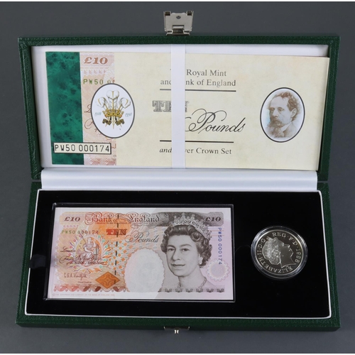 462 - Debden set C131, Prince of Wales 50th Birthday issued 1998, comprising Kentfield 10 Pounds LOW SERIA... 