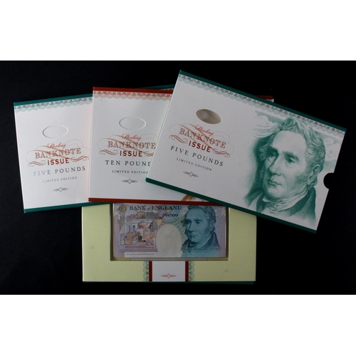 469 - Debden sets (3) comprising C126 Year Prefix issued 1998 Kentfield 5 Pounds YR19 981480, C149 & C150 ... 