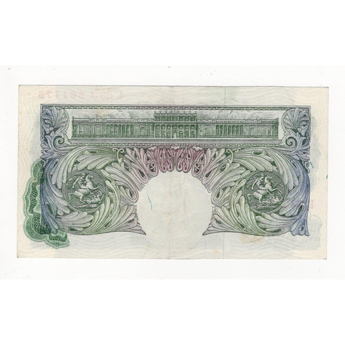 58 - Beale 1 Pound issued 1950, a rare LAST RUN 'L63J' prefix, serial L63J 561175 (B268, Pick369b) light ... 