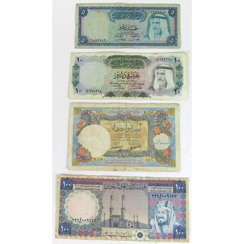 914 - World (9), Middle East collection, Egypt 5 Piastres Law 1940, Egypt 10 Piastres Law 1940, Iran 10 Ri... 