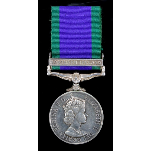 1368 - CSM QE2 with Northern Ireland clasp to (24376105 Pte J R Anderson BW).