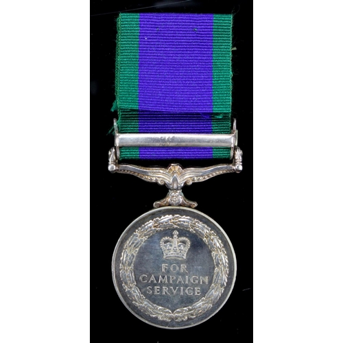 1368 - CSM QE2 with Northern Ireland clasp to (24376105 Pte J R Anderson BW).