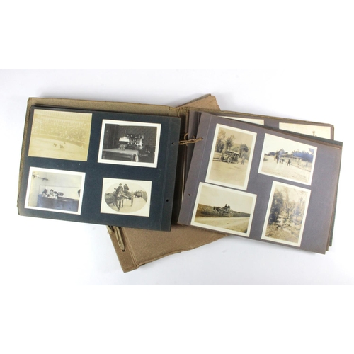 1959 - WW1 photo albums, two of, with some good military and civil photos. Interesting lot.