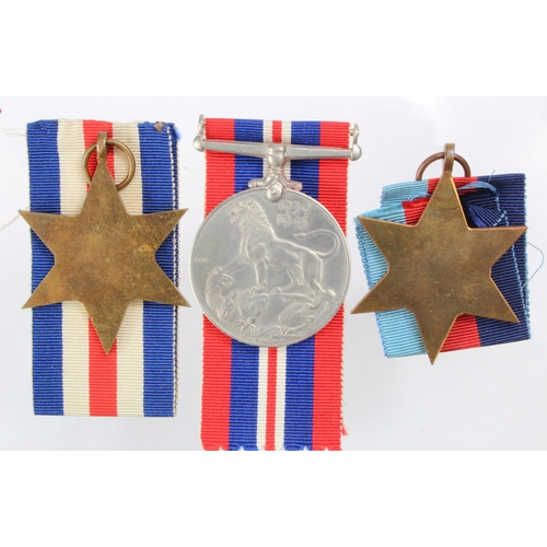 1971 - WW2 1939-45 Star, F&G Star, War Medal in named box to F/LT J N Gunn, Officers Mess, RAF Weeton Prest... 