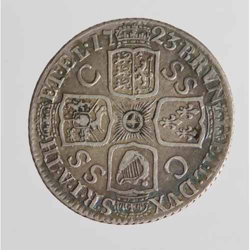 235 - Shilling 1723 SSC, GF/VF