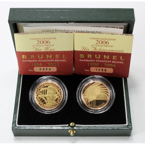 70 - Two Pounds Two Coin Set 2006. 