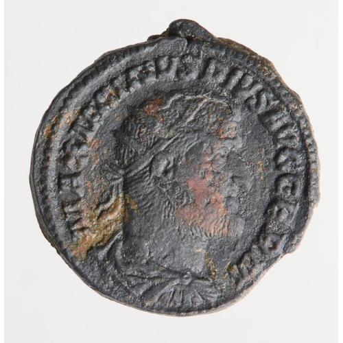 708 - Roman Imperial, Maximinus Thrax AE As, VICTORIA GERMANICA type, 10.65g, slightly corroded nVF