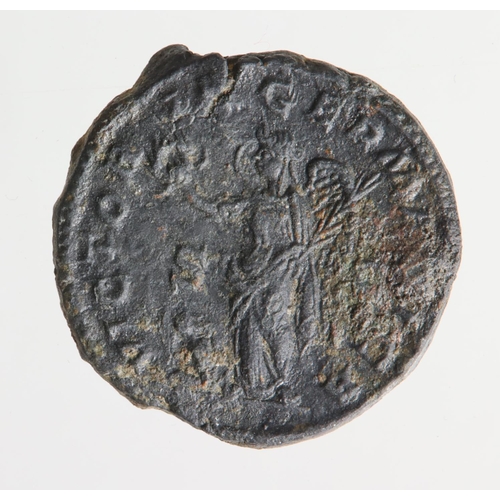 708 - Roman Imperial, Maximinus Thrax AE As, VICTORIA GERMANICA type, 10.65g, slightly corroded nVF