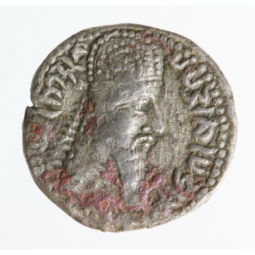 725 - Sassanian Empire, Ardeshir [ Ardaser] I 226-240 A.D., billon tetrarachm, wt. 12.9g., reverse:- Fire ... 