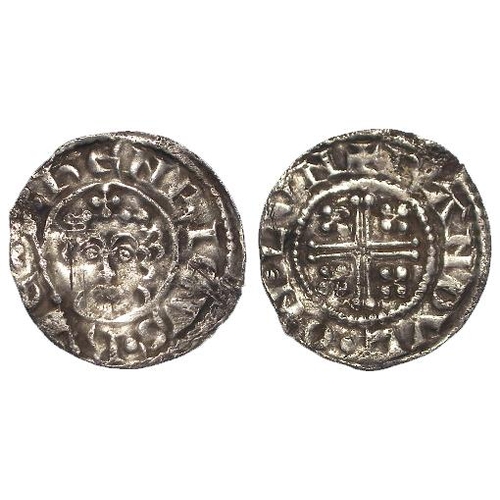 739 - Henry II (1154-1189), Short Cross Penny, class 1b1, London, RANDVL, 1.32g, slightly porous nVF, ligh... 