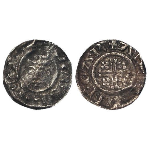 742 - Henry II (1154-1189), Short Cross Penny, class 1c/3 mule, Carlisle: +ALEIN.ON.CAR, 1.23g, Allen 172/... 