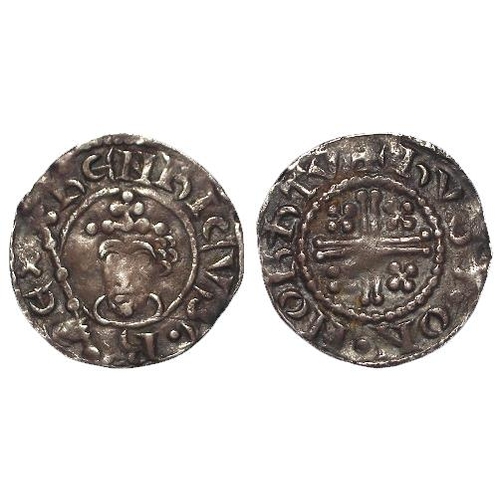 751 - Henry II (1154-1189), Short Cross Penny, class 1b1, Northampton: +HVGO.ON.NORhTV, 1.26g, no curls to... 