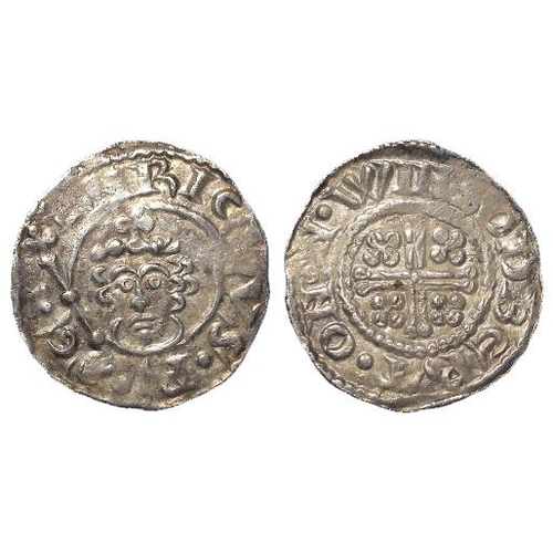 759 - Henry II (1154-1189), Short Cross Penny, class 1b1, Winchester, RODBERT, +RODBERT.ON.N.WIN, 1.40g, n... 