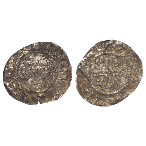 761 - Henry II (1154-1189), Short Cross Penny, class 1c, Winchester, ADAM, 1.13g, creased and cracked nF, ... 