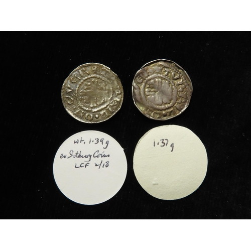 765 - Henry II (1154-1189), Short Cross Pennies (2), class 1b2, York, TVRKIL: 1.39g Fine, small chip, ex-S... 