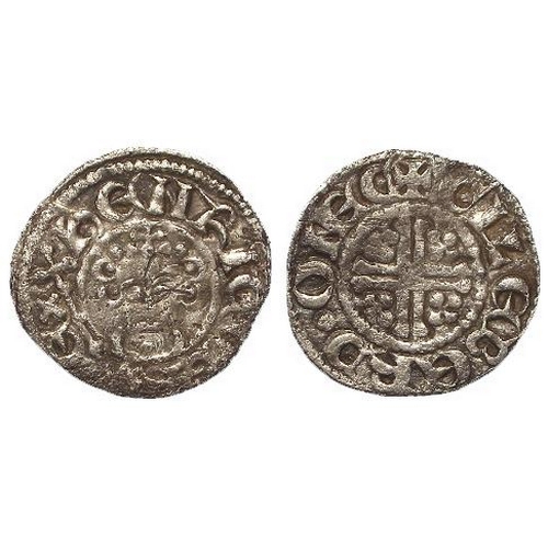 806 - John (1199-1216), Short Cross Penny (in the name of Henry), class 5b2, Exeter: +GILEBERD.ONEC, 1.34g... 