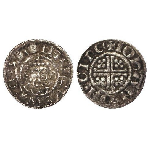 808 - John (1199-1216), Short Cross Penny (in the name of Henry), class 5b1, Ipswich: +IOhAN.ON.GIP, 1.25g... 