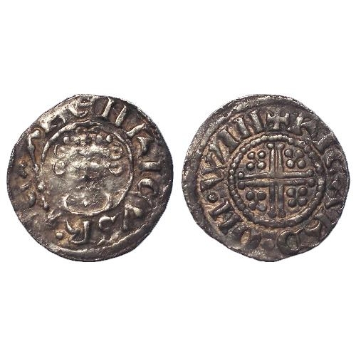 827 - John (1199-1216), Short Cross Penny (in the name of Henry), class 5b1, Winchester, RICARD, 1.36g, F/... 