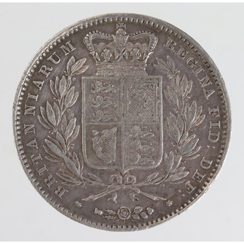 97 - Crown 1845 cinquefoils, S.3882, lightly toned VF, some hairlines.