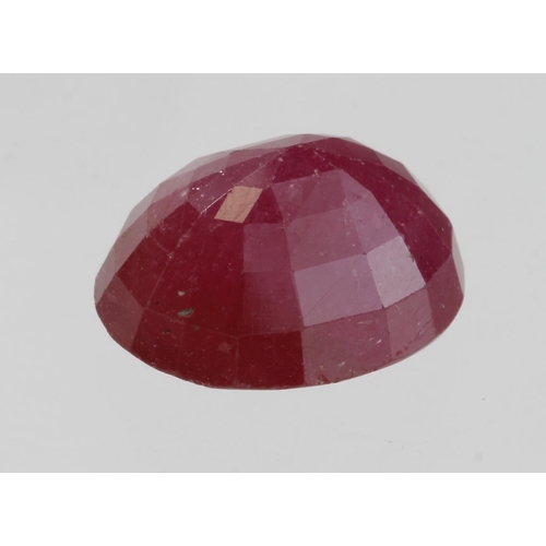 309 - 14.60ct Certified Ruby Gemstone Oval Shape