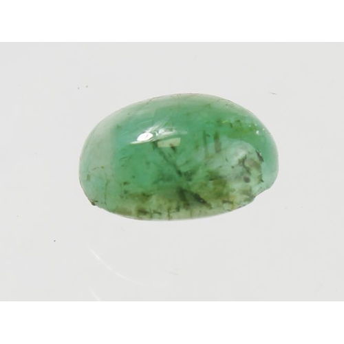 311 - 3.02ct Cabochon Emerald Certified Gemstone