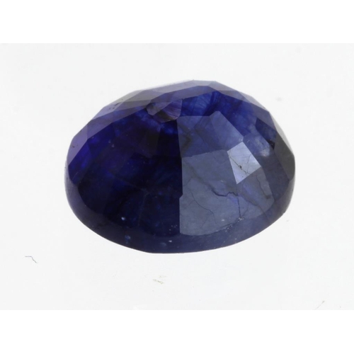 331 - 6.08ct certified blue sapphire gemstone