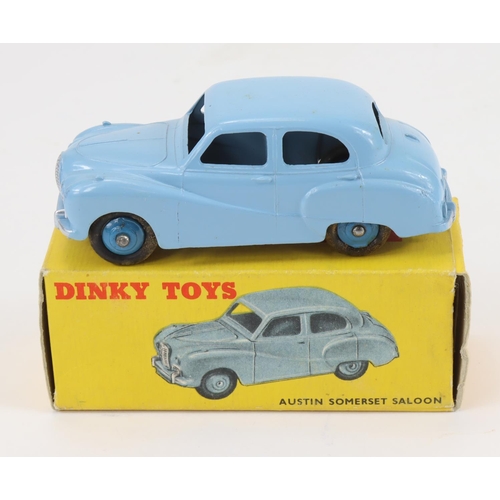 645 - Dinky Toys, no. 161 (40J) 'Austin Somerset Saloon' (pale blue), contained in original box