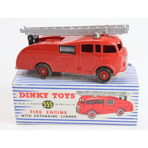 646 - Dinky Toys, no. 555 'Fire Engine with Extending Ladder', contained in original box