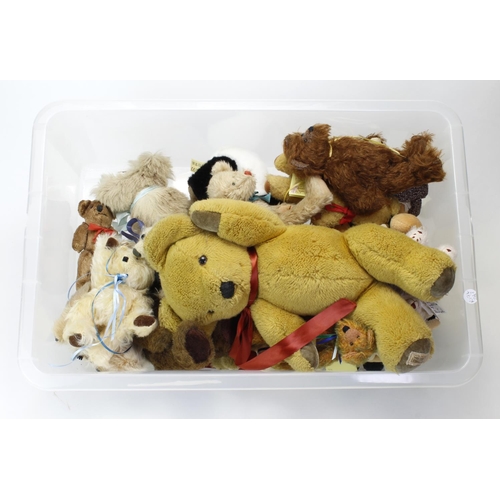 681 - Teddy Bear Interest. Single owner collection. Large group of bears to include modern examples; Merry... 