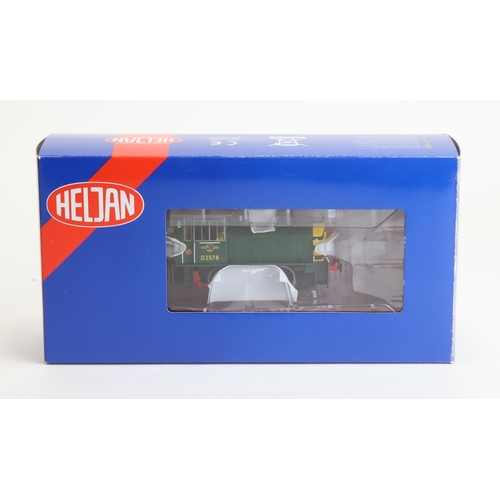 765 - Heljan OO gauge locomotive 'BR D2578, Green' (2501), contained in original box