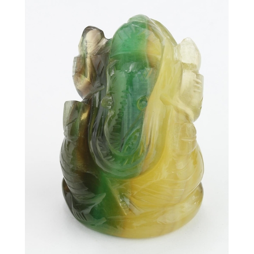 921 - 567cts Flurotie Gemstone Ganesh Figurine