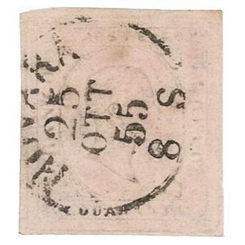 122 - Italian States - Sardinia 1853 40c pale rose, fine used, SG11 (sassone 6) cat £1200, with Novara can... 