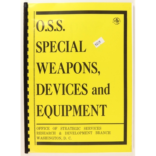 1741 - O.S.S Special Weapons, Devices & Equipment, Feb 1945, scarce copy of period book