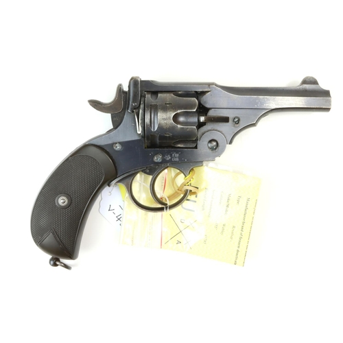 1749 - Revolver - a very good Webley MkII, .455 Calibre Service Revolver of the Boer War. Barrel 4