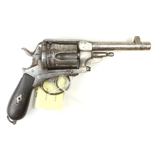 1751 - Revolver, a large 11mm Austro Hungarian Gasser Service Revolver, 5 shot cylinder, service wear overa... 