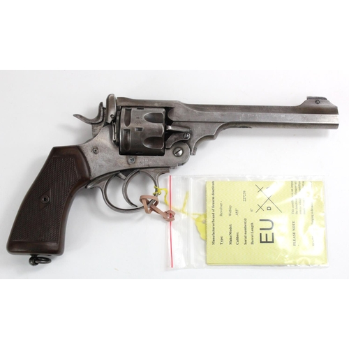 1783 - Webley Mk VI service Revolver, calibre .455, barrel 6