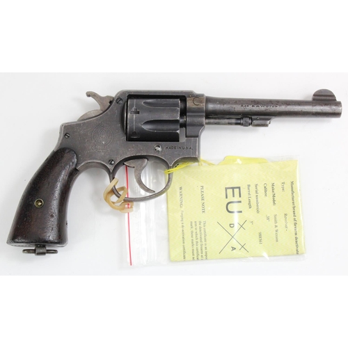 1792 - WW2 Smith & Wesson Victory Revolver, Calibre .38, barrel 5